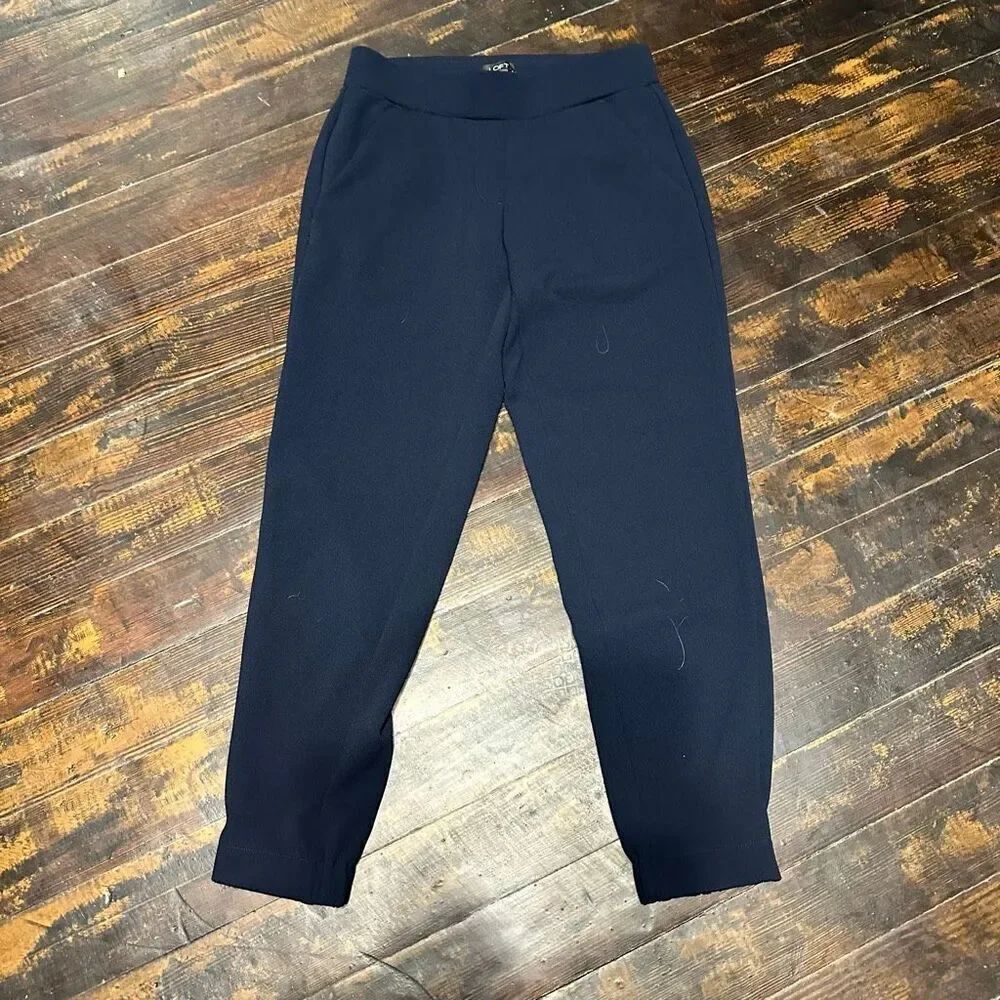 Loft navy chic pull on XXS business casual travel pants